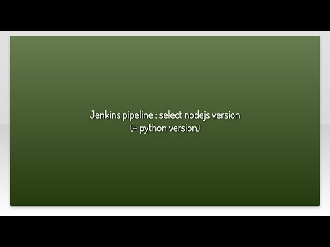 Jenkins pipeline :
