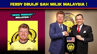 AKHIRNYA ! FAM Confirm Ferdy Druijf Perkuat Harimau Malaya Tidak Lama Lagi !