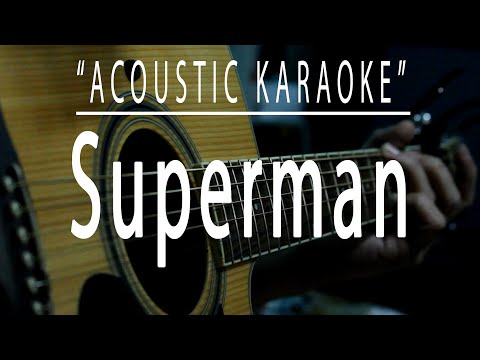 Superman (It's not easy) - Acoustic karaoke (Five For Fighting)