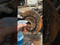 EXTREME Rusted Brake Disc Restoration | Satisfying Rust Removal Transformation 🔥 #rustremoval