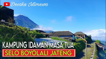 🟢 Kampung Lereng Merbabu Merapi yang menakjubkan, hidup damai di desa | Petualangan alam desaku