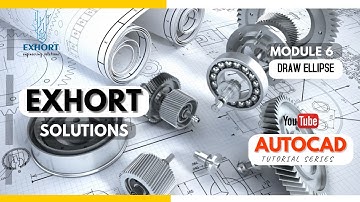 #6 ELLIPSE COMMAND AUTOCAD | AUTOCAD ELLIPSE COMMAND | AUTOCAD TUTORIAL | AUTOCAD FOR BEGINEERS