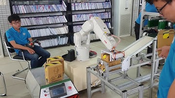 Thực tập Robot Công Nghiệp  Xếp thùng hàng