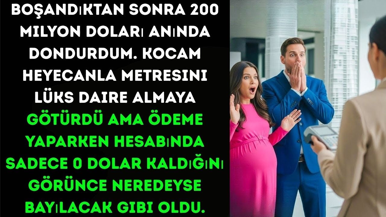 Boşanmanın ardından 200 milyon dondurdum Eski eşim metresine çatı katı aldı ama bakiye