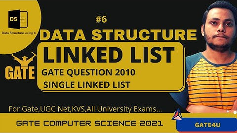 Gate Question on Single Linked List | Data Structure | Gate computer Science | Gate4U