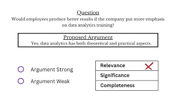Watson Glaser Test 1 Q40