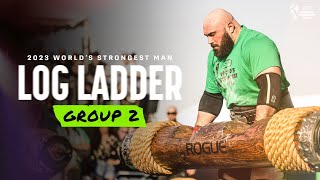 LOG LADDER (Group 2) | 2023 World's Strongest Man