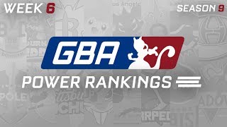 GBA Season 9 Week 6: Power Rankings