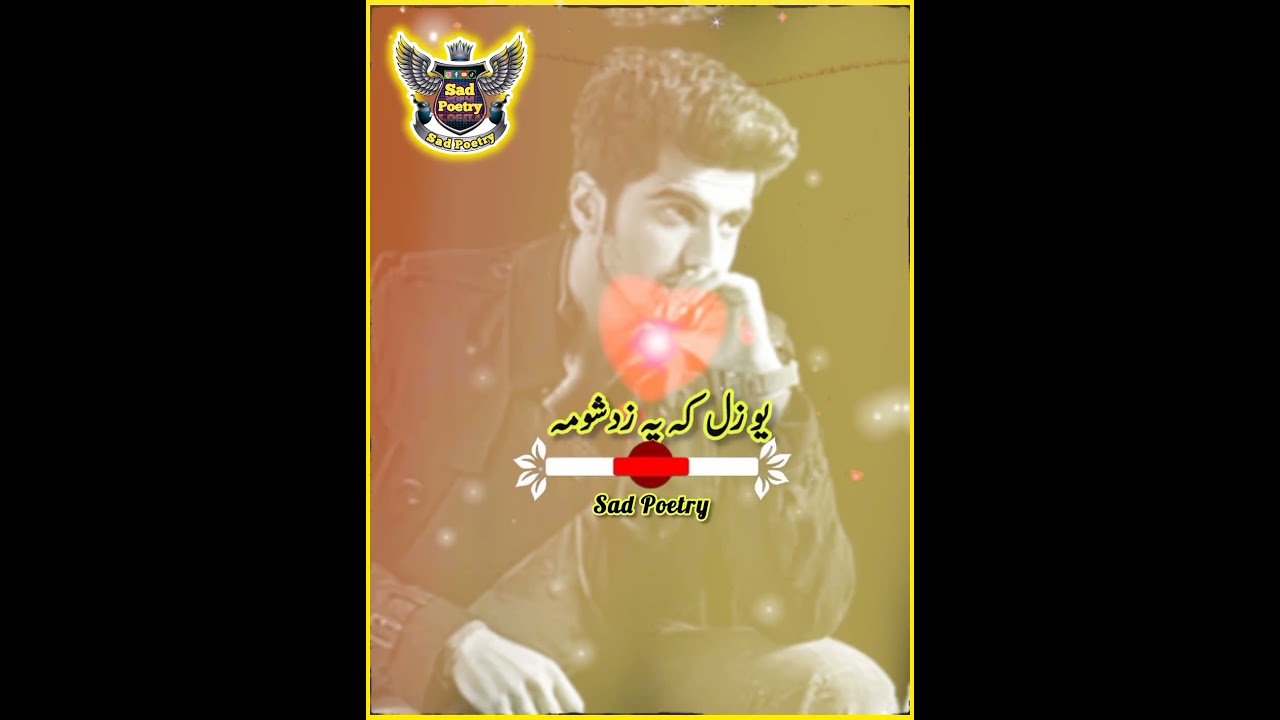 Pashto Poetry || پشتو شعر || U zal ka pa zad shoma no nom bade wanhlma || Pashto Sher || Sad Poetry