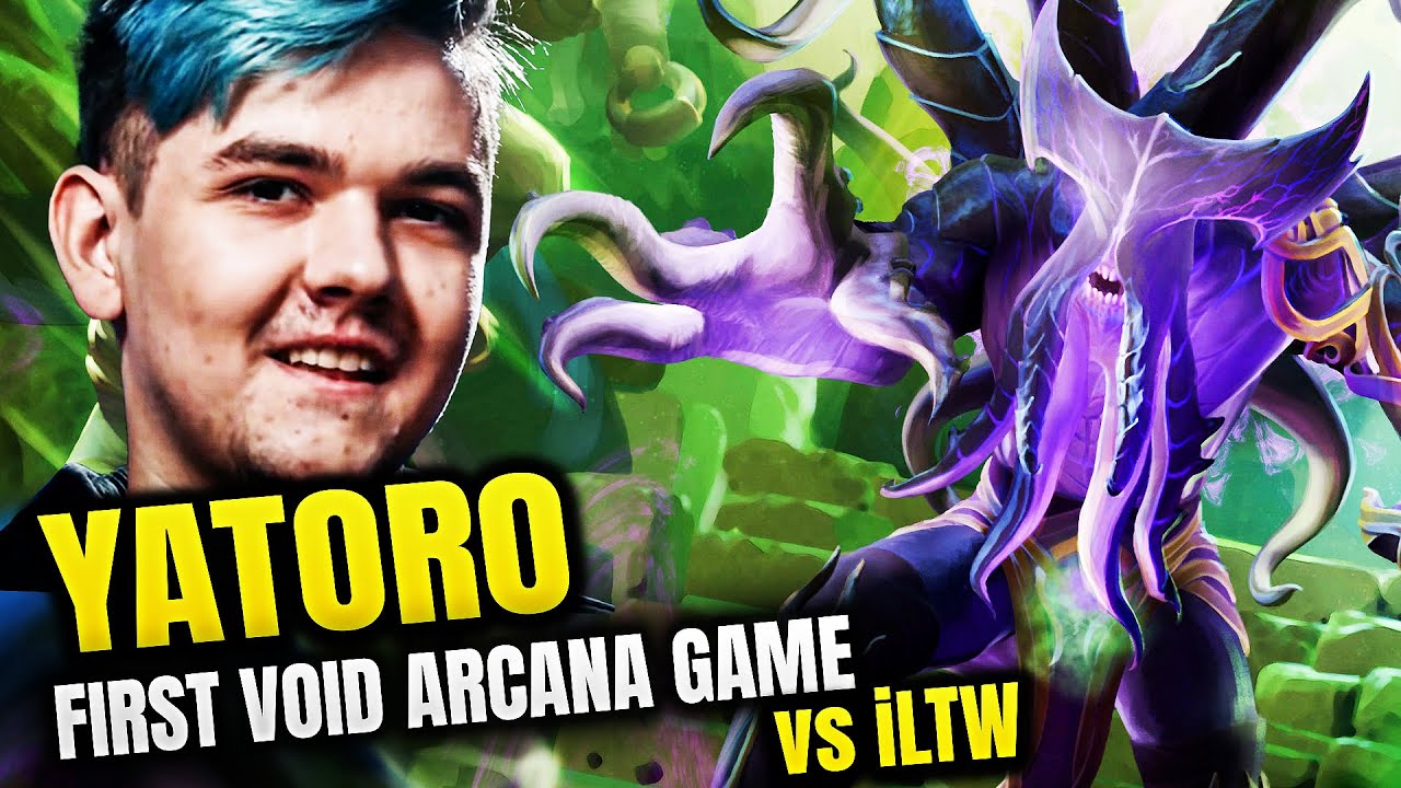 YATORO NEW Faceless Void Arcana FIRST Pro Gameplay Dota 2 vs iLTW