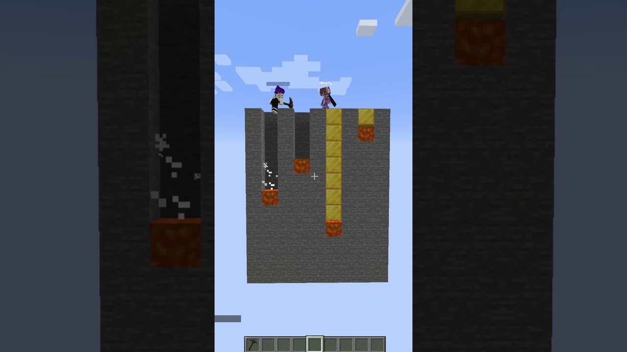 Digging Down in #minecraft #shorts