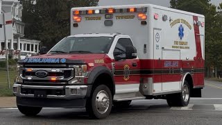 Tinicum Township Fire Company Ambulance 48B Responding 9-28-24