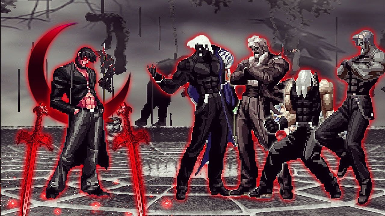 [KOF Mugen] Iori Yagami Fen LV 3 Vs Ultimate Rugal Team - YouTube