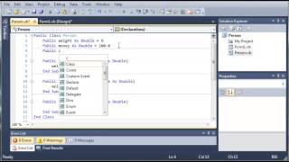 Visual Basic Tutorial   91   Introduction To Classes   YouTube