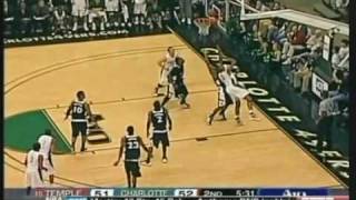Charlotte 49ers: ESPN Highlight vs. Temple (1/27/10)