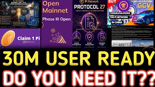 PI NETWORK PROTOCOL 27 & CLARITY ACT – WHY SEPTEMBER 15 IS THE BIGGEST DAY IN PI HISTORY PI TO $1