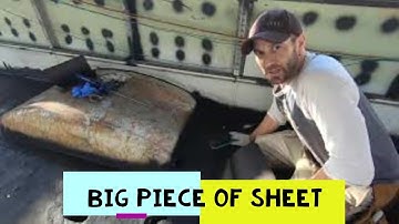 SCHOOL BUS CONVERSION / HOW TO fix Floor Rust and patch Holes cheap/Tiny Home/Tour bus