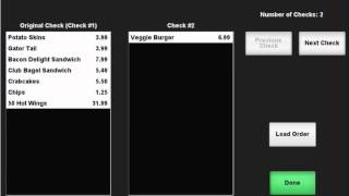 POS Instructional Video 12 - Splitting Checks