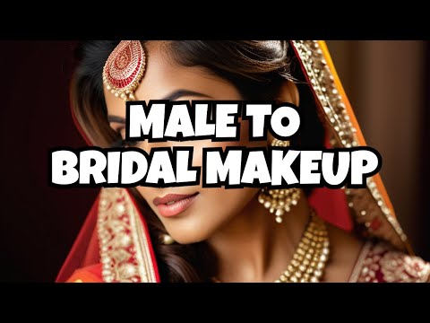 Indian Male To Female Makeup Before And After Saubhaya Makeup