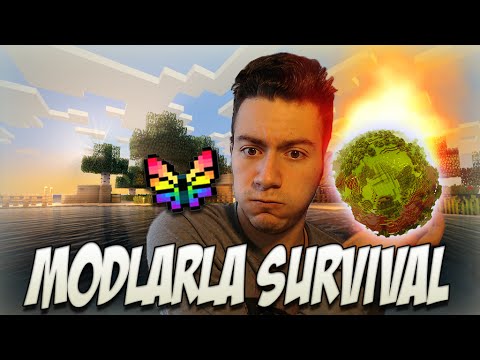 DİREN ENES!! - Minecraft Modlarla Survival #1