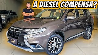 Mitsubishi Outlander 2.2 Diesel 2018 - SUV robusto com 7 lugares mas ENCALHOU nas revendas