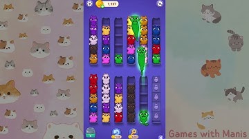 Kitty Sort: Twisted Tails - Level 33