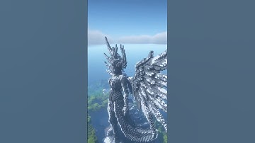 Angel Statue Build Timelapse #minecraftbuild