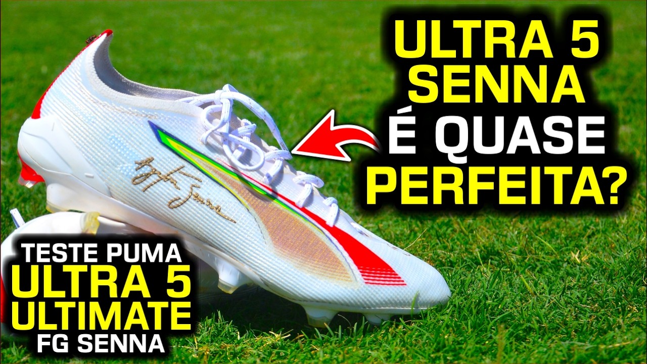 A Ultra 5 Ultimate é quase PERFEITA? - Teste chuteira campo Puma Ultra 5 Ultimate FG
