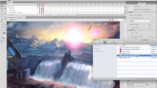 Animated Landscapes 4 - Adobe Flash Animation Tutorial