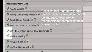 Taskstream Program Screen