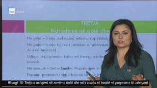 Biologji 10 - Tretja e ushqimit në zorrën e hollë dhe roli i zorrës së trashë