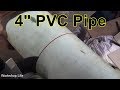 Easy way to cut PVC pipe straight and clean  Cutting PVC with an angle grinder.