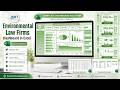 Environmental Law Firms Dashboard in Excel