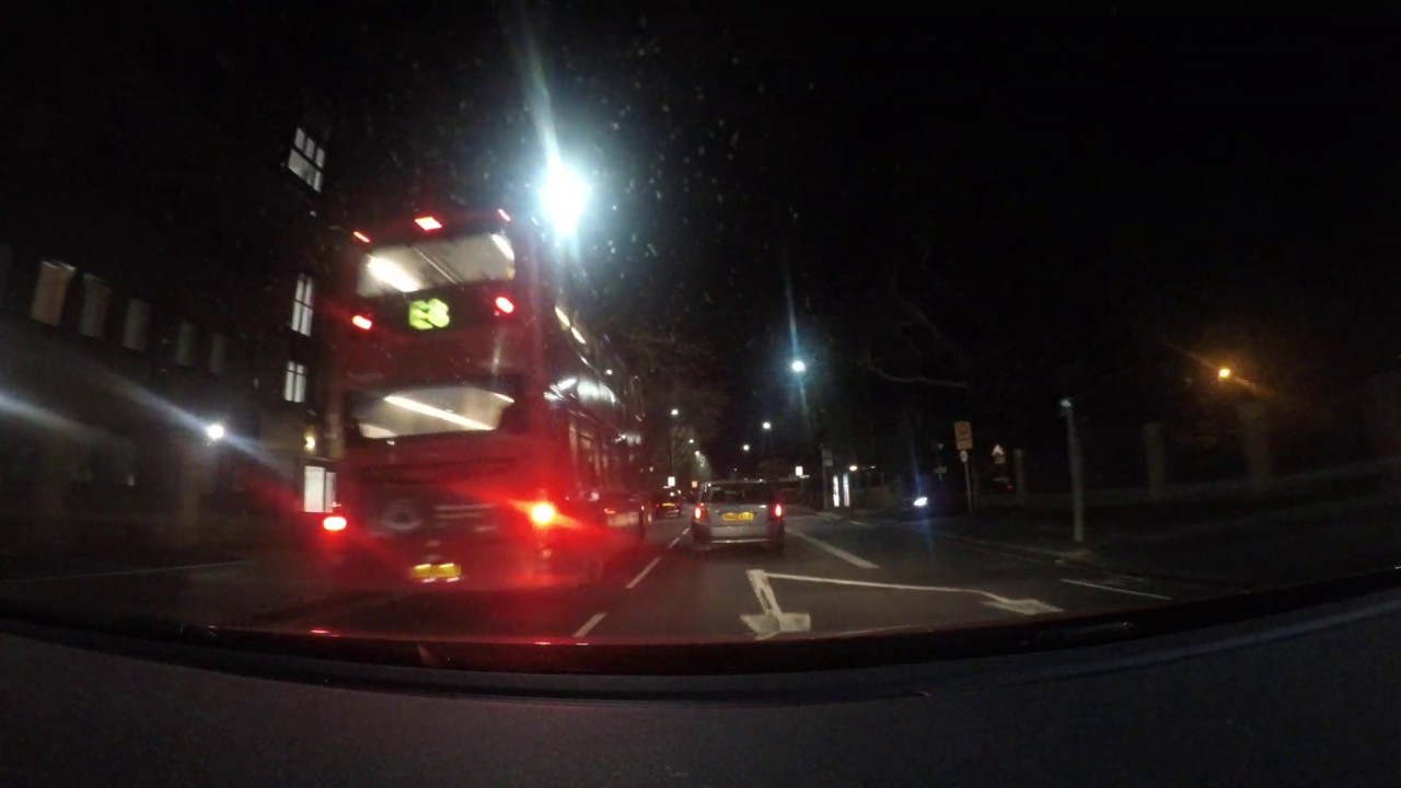 London Night Drive | Kew Bridge Road Works - Kew Rd -UK