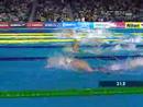 Magnini and hayden tie in 100meter freestyle