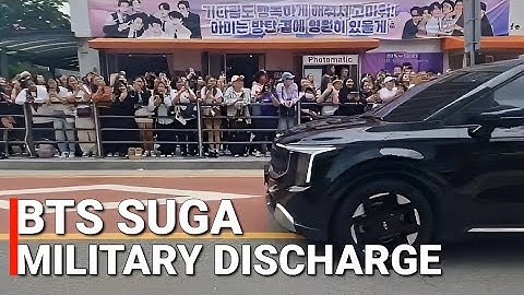 🔴BTS SUGA Leaves HYBE Building After Military Discharge & ARMY Emotional Reaction FULL FANCAM 2025