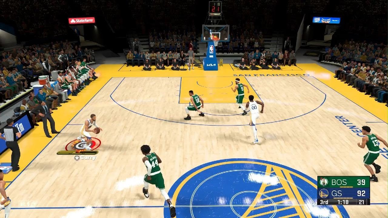 NBA 2K23 half court shot with curry YouTube NBA 2K23 half court shot with curry YouTube