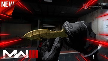 Unlocking Gold Melee weapons Gutter Knife in MW3 Shipment