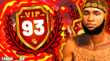 93 OVERALL V.I.P ON MY OVERPOWERED PURE SHARPSHOOTER! | ALL BADGES MAXED OUT! | NBA 2K19 MyPARK