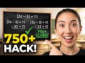 The Pattern That Makes Every Absolute Value Problem Obvious.#Satprep#satmath#satquestions #sathacks