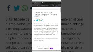 Modelo de Certificado de Trabajo (Ejemplos   Descarga)