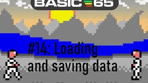 MEGA65 - BASIC 65 Dev Vlog #14 - loading and saving data