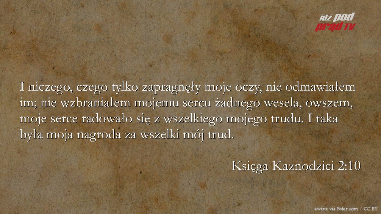 BIBLIA NA CO DZIEŃ: Księga Kaznodziei #2 cz. 1 episode artwork