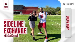 Sideline Exchange with Josh Woods | Arizona Cardinals