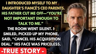 YOU’RE NOT IMPORTANT ENOUGH!” My Daughter’s Fiancé’s Father Said—Then I Canceled His Deal…7:00 PMI 
