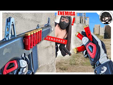 I BLASTED his CHEST with MY SHOTGUN❗️ 🫪 ▬ 10 BBs per SHOT 🤩 ▬ ESG B10 Airsoft Gameplay