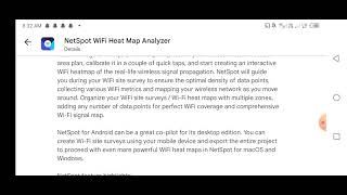 | Netspot Wifi heat map analyzer | Tech with saira | screenshot 2