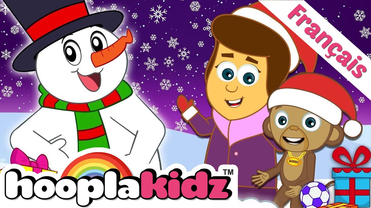 ⁣Givre Bonhomme De Neige | I'm A Little Snowman | Chanson De Noël | HooplaKidz Franҫais