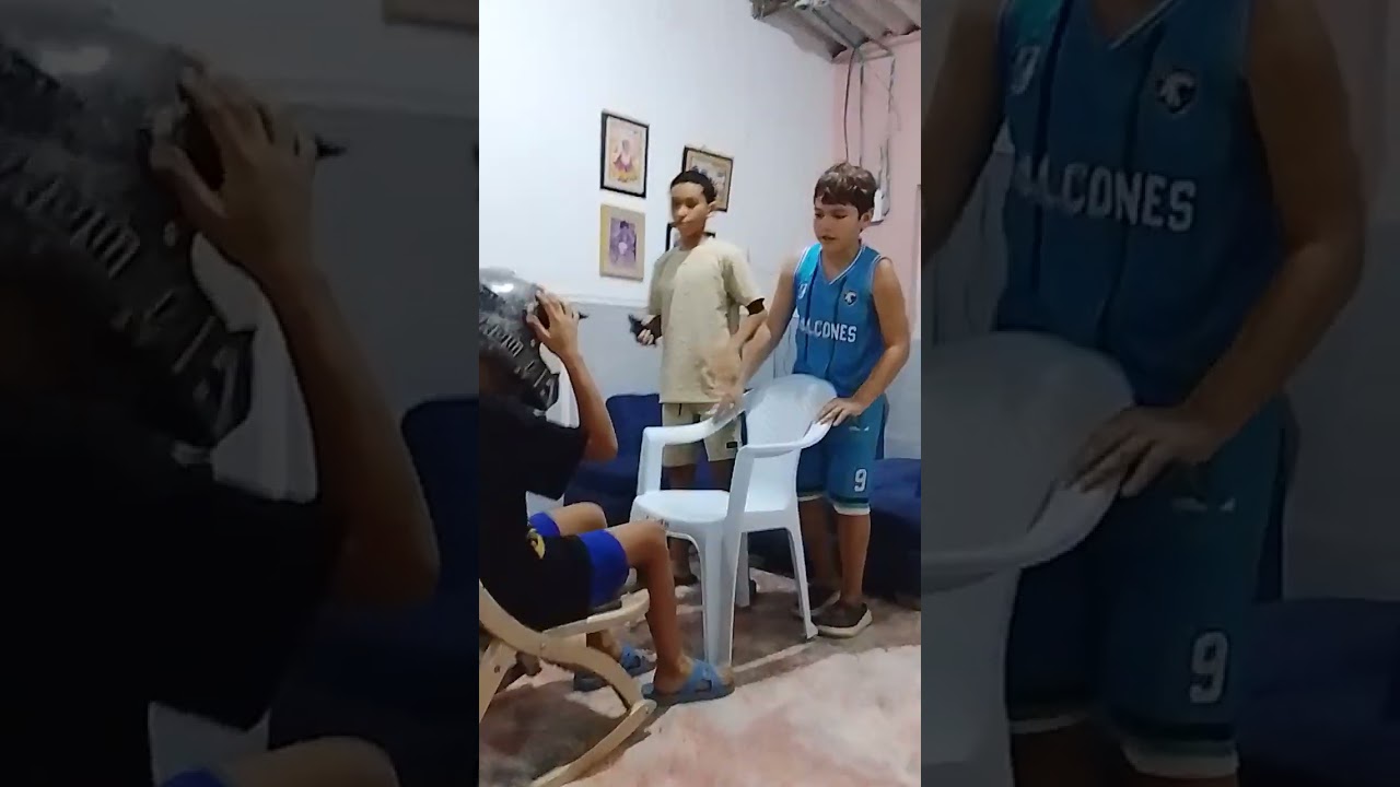 Haciendo retos con mis primos 