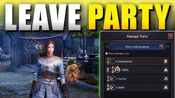 Throne and Liberty How to Leave Party